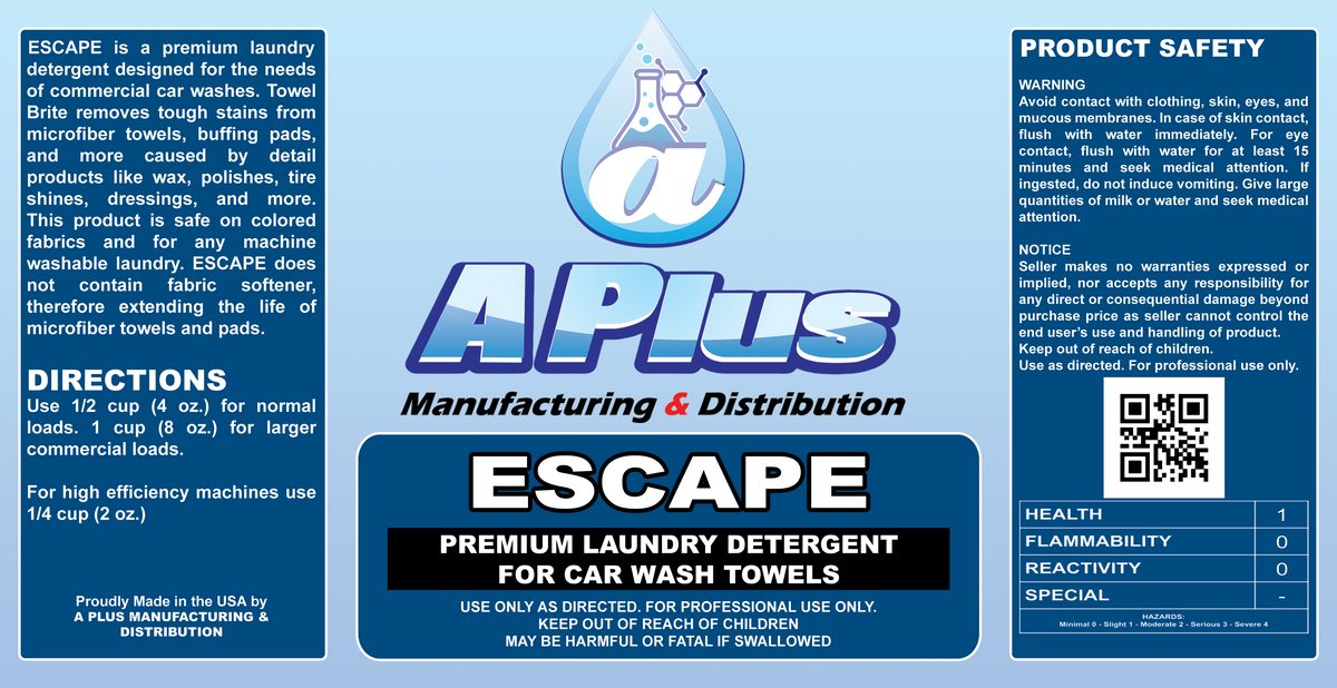 ESCAPE INDUSTRIAL LAUNDRY DETERGENT