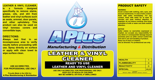 LEATHER & VINYL CLEANER