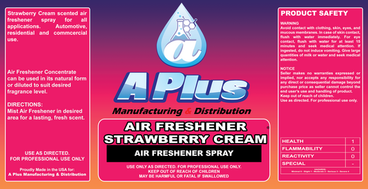 STRAWBERRY CREAM AIR FRESHENER CONCENTRATE.