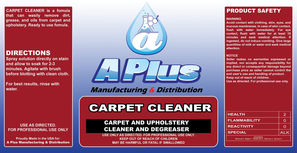 CARPET CLEANER RED